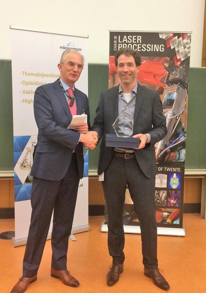 Overhandiging&nbsp;vierde Innovation Laser Award