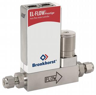 De EL-FLOW Prestige is een massflowmeter en regelaar (inclusief regelventiel) voor gassen in het bereik van 0,014 ml/min. tot 20 liter/min. Dit instrument werkt volgens het thermische meetprincipe en is geschikt voor diverse toepassingen, waaronder lab en voor inbouw in machines (bv. die waarmee ledjes worden gemaakt)