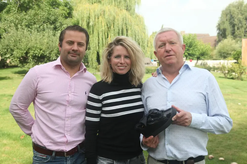 Vlnr: Lorenz Dekimpe, Stefanie Verduyn en Peter Roweis