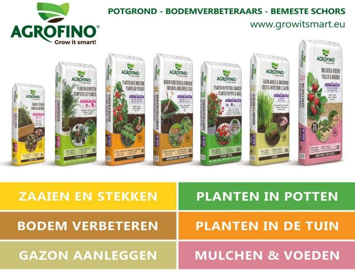 Het assortiment is opgedeeld in 6 activiteiten. In stap 2 en 3 verfijn je vervolgens uw keuze. Doorloop zelf het keuzemenu op www.growitsmart.eu