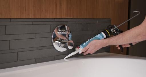 Siliconen in de badkamer of keuken
