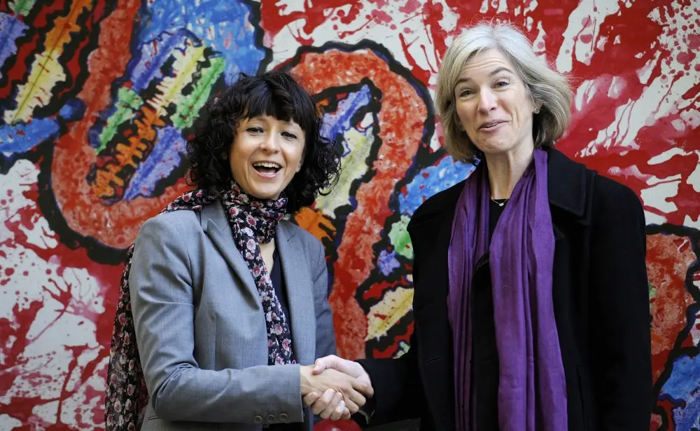 Emmanuelle Charpentier and Jennifer A. Doudna