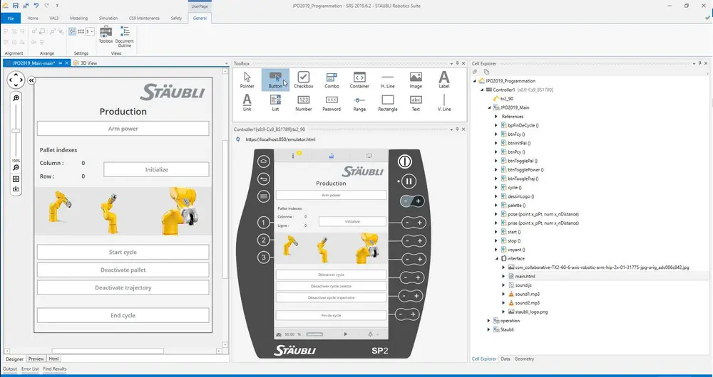 Opmaak van op HTML-gebaseerde customized user pages via drag & drop