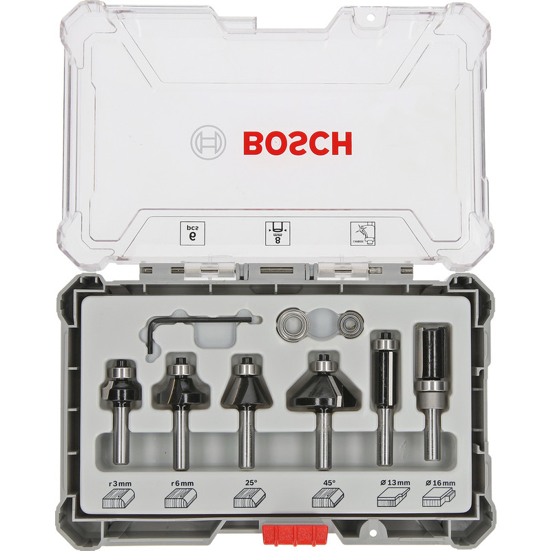 Frezenset voor een handbovenfreesmachine