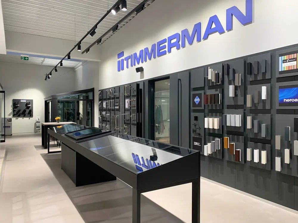 Timmerman regarde vers l'avenir, avec l'aménagement récent d'un tout nouveau showroom, où l'expérience joue un rôle central: le Timmerman Space