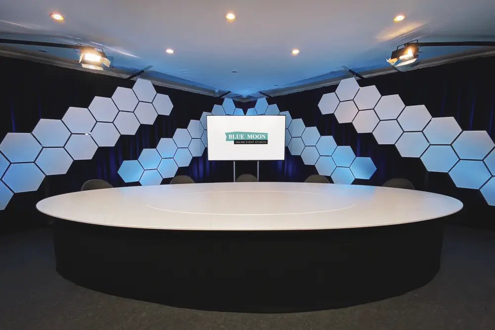 Flanders Expo en Blue Moon online event studio