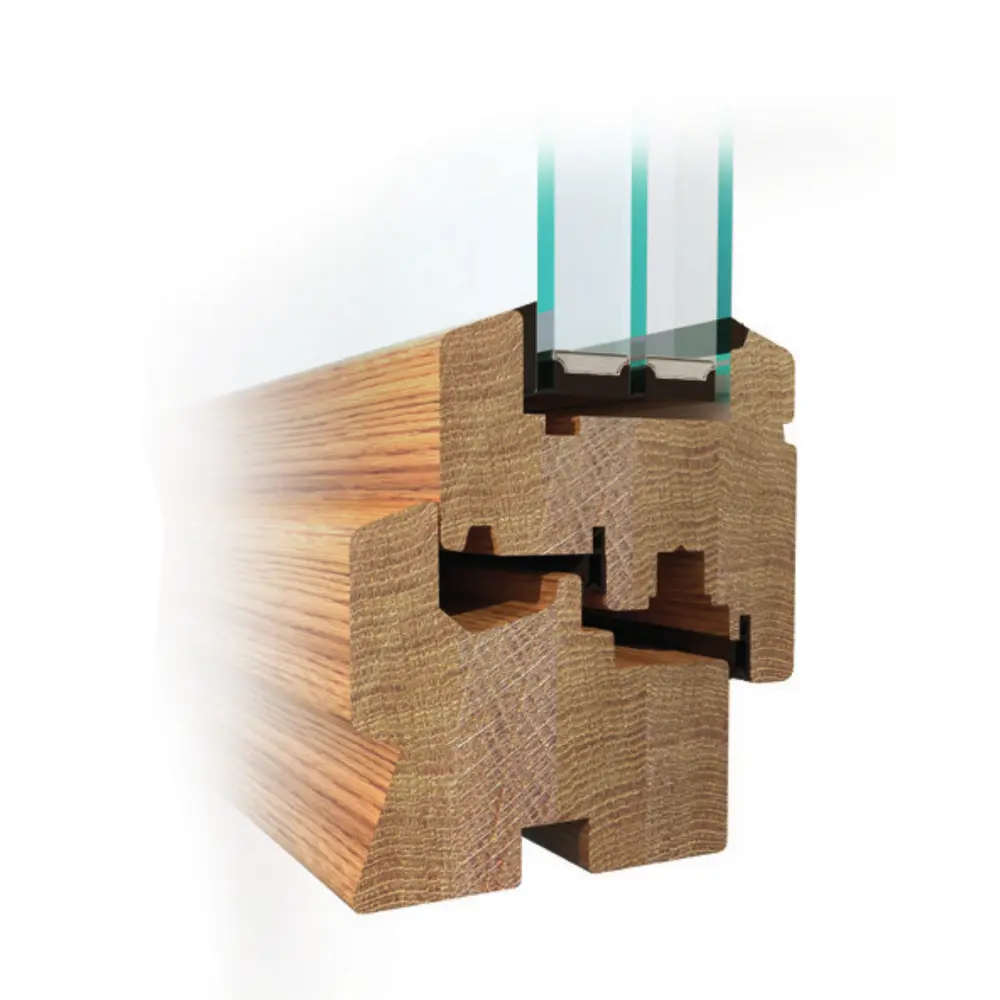 De systemen Linéa en Jadis hebben de hoogste prestaties voor houten ramen