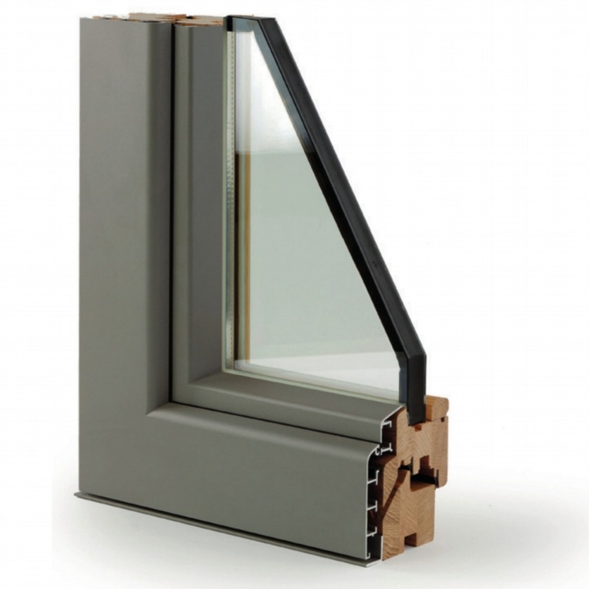 Le capotage en Aluminium pour portes et fenêtres en bois est un produit alliant les avantages du châssis en bois à l'intérieur