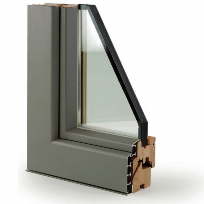 Houten ramen en deuren met aluminium opdekschaal combineren de voordelen van een houten frame aan de binnenzijde