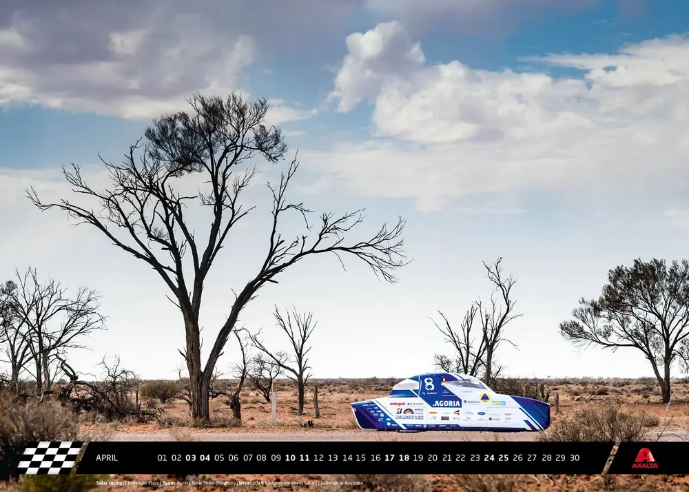 Axalta wandkalender 2021 een hommage aan sterk motorsporterfgoed