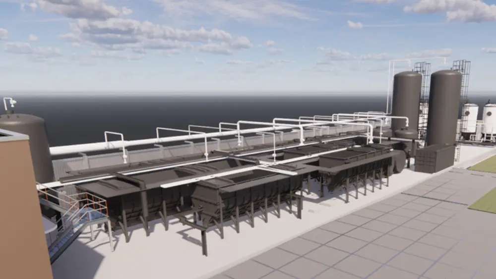 Chemours afvalwaterzuiveringsinstallatie