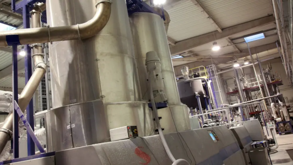 PET recyclage fabriek