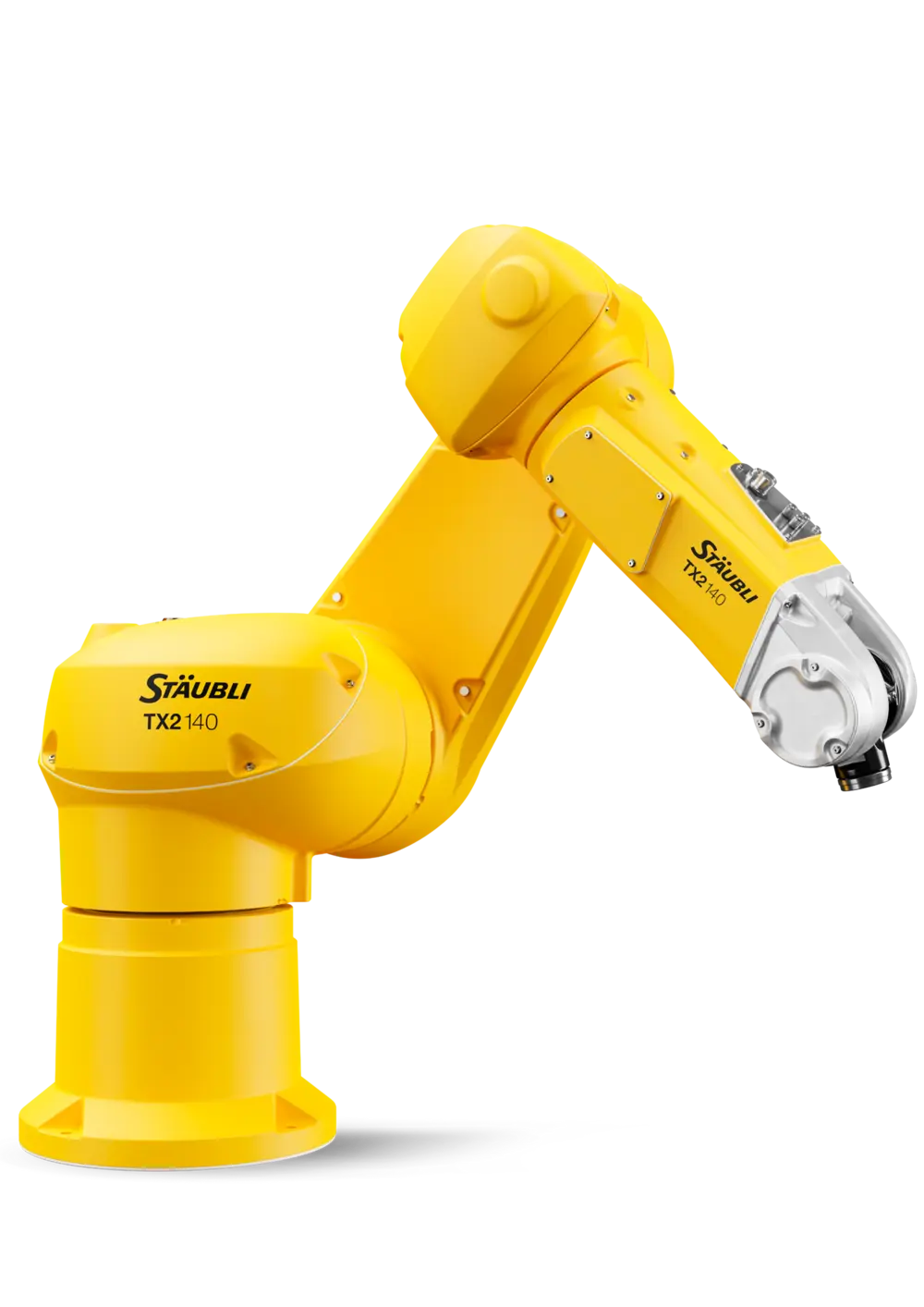 Beslissend voordeel van TX2-160 in vergelijking met zijn voorganger RX160: nu werken alle 6-assige robots op dezelfde CS9 sturingstechnologie waardoor het makkelijker is om oplossingen met meerdere robots te integreren in digitaal verbonden productie omgevingen.