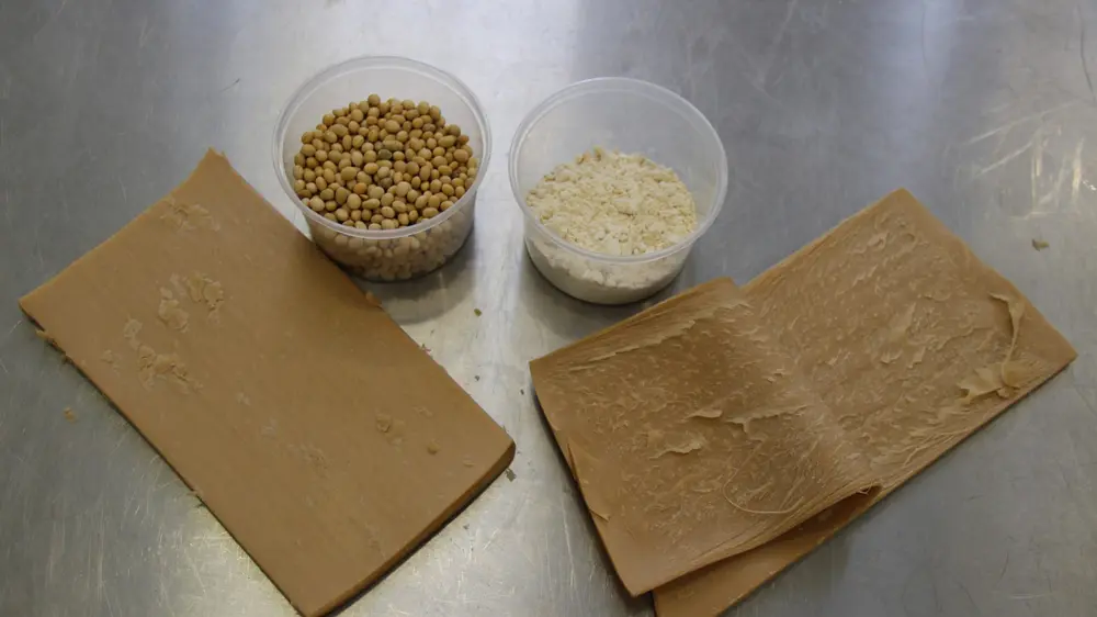 Het eiwitgehalte in het eiwitingrediënt dient minimaal 50% te zijn