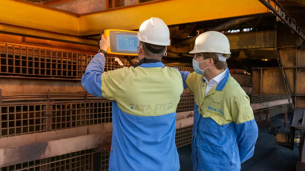 De transportbanden zijn voor staalproducent Tata Steel kritieke elementen, die dan ook expliciete aandacht krijgen