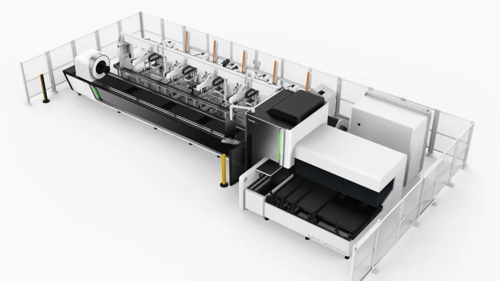 Op de X260 kunnen buizen met een diameter tot 260 mm bewerkt worden