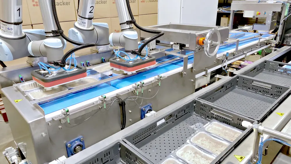 De Cofiller is een compacte en flexibele oplossing om producten in dozen te plaatsen