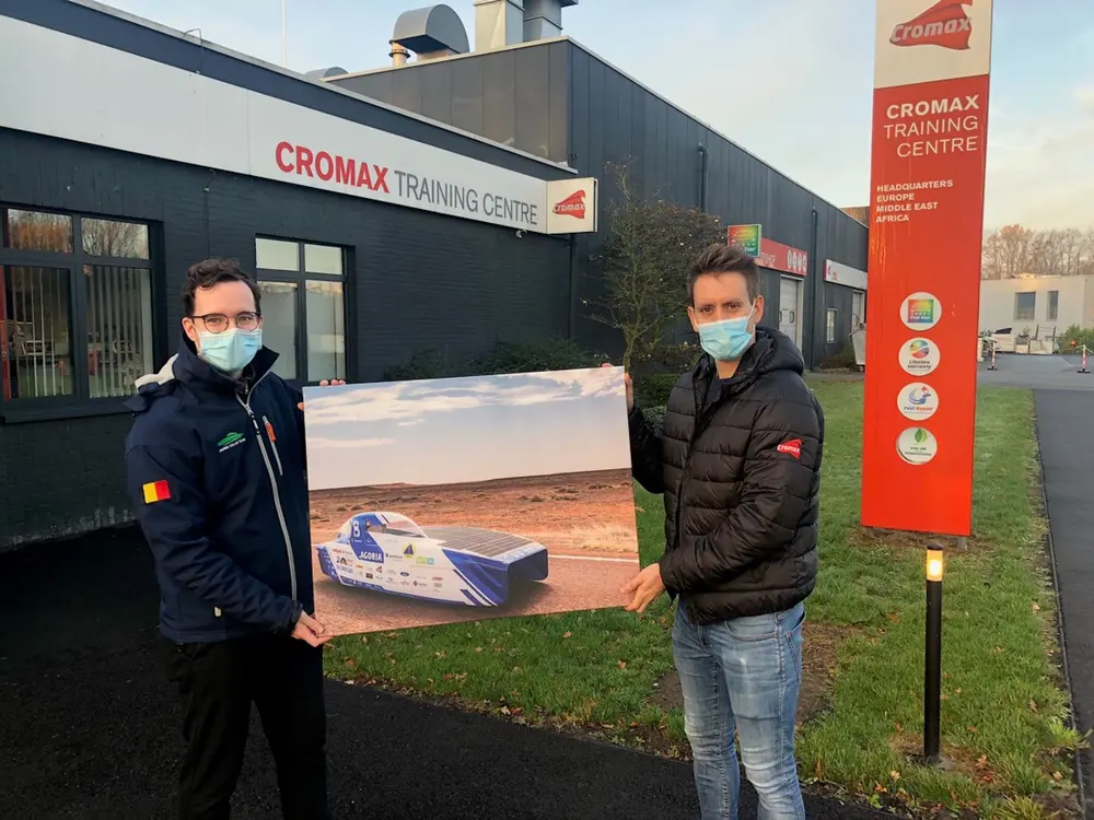 Axalta verlengt overeenkomst met het Agoria Solar Team