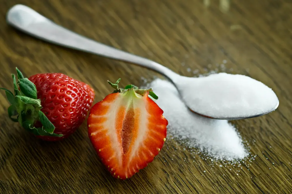 suiker aardbeien