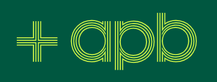 Het nieuwe logo van apothekersvereniging APB