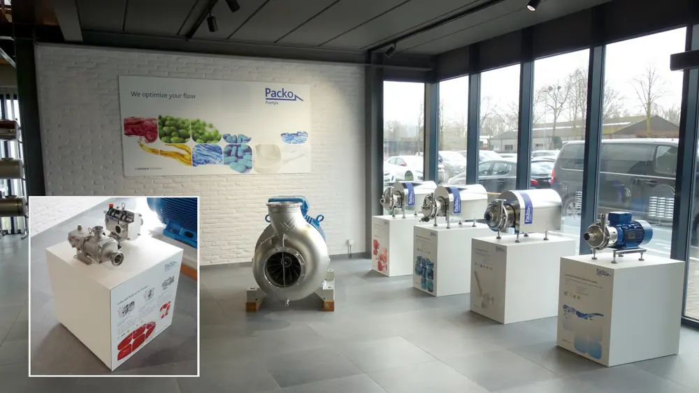In de Diksmuidse vestiging heeft Packo de volledige engineering in handen van centrifugaalpompen, lobbenpompen en schroefspindelpompen: van R&D tot de montage en het testen