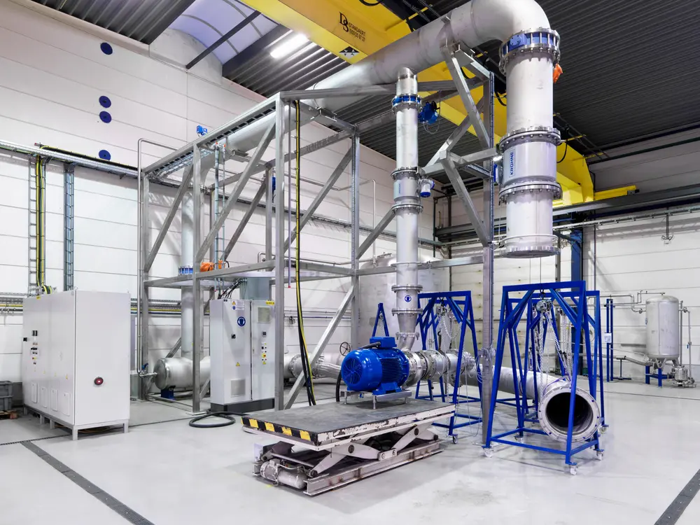 Elke pomp ondergaat een test vooraleer die richting de klant vertrekt