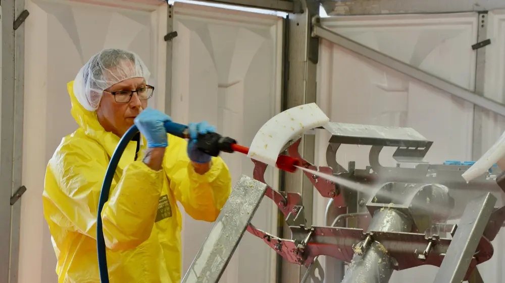 De operationele kosten (onderhoud, schoonmaak, periodieke schoonmaak ...) dalen bij een hygeinischer ontwerp