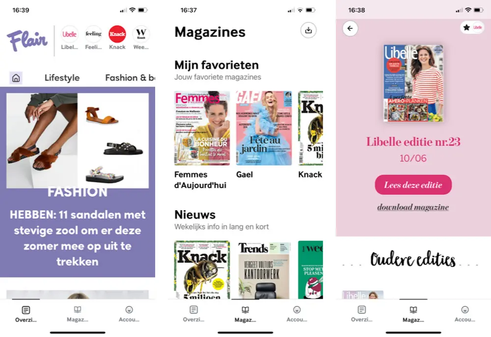 Roularta nieuwe app Mijn Magazines