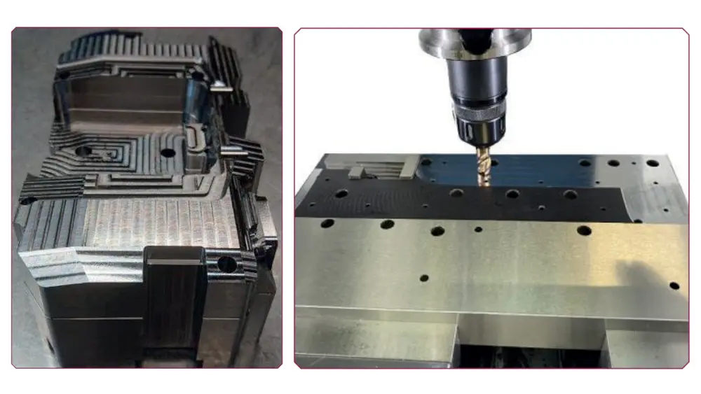 De afwerktand van de NX is precies ontworpen voor die spaandoorsnede en produceert oogverblindende oppervlaktekwaliteiten