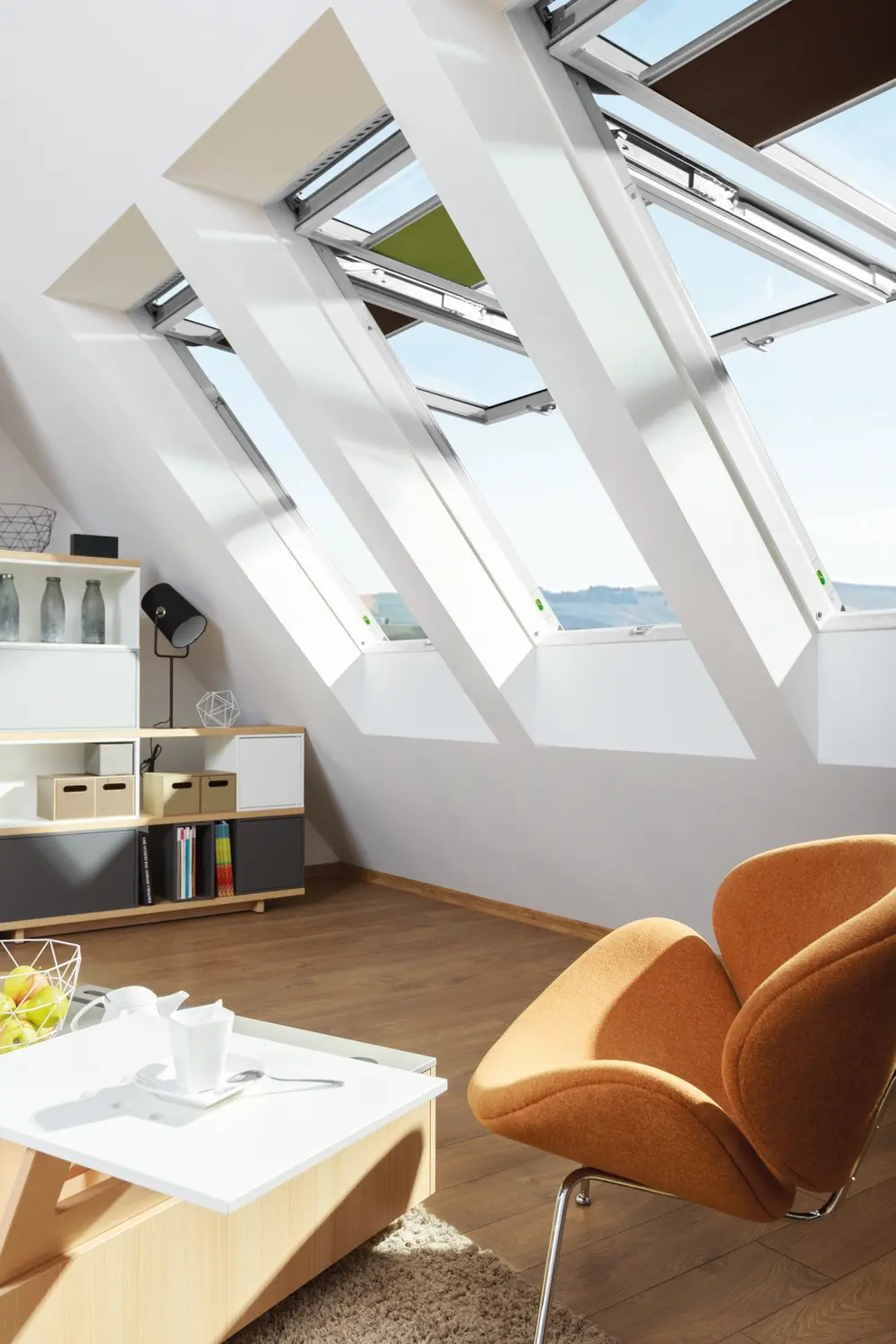 Wanneer oude dakvensters vervangen worden door nieuwe FAKRO pvc dakvensters, leidt dat tot een aanzienlijk aantal voordelen