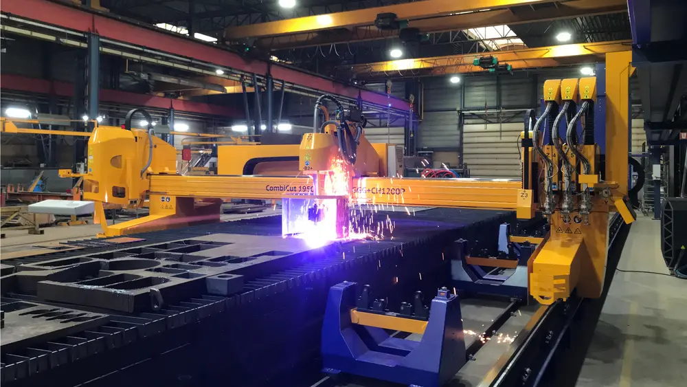 De MicroStep CombiCut, een robuuste en precieze CNC gestuurde brandsnijder