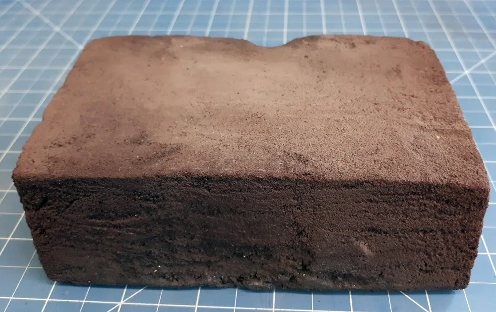 Example of artificial regolith