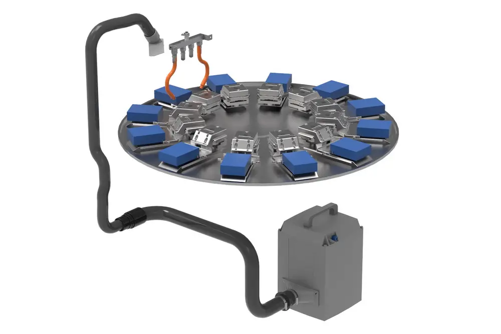 WorkPal drooginstallatie voor werkstukken