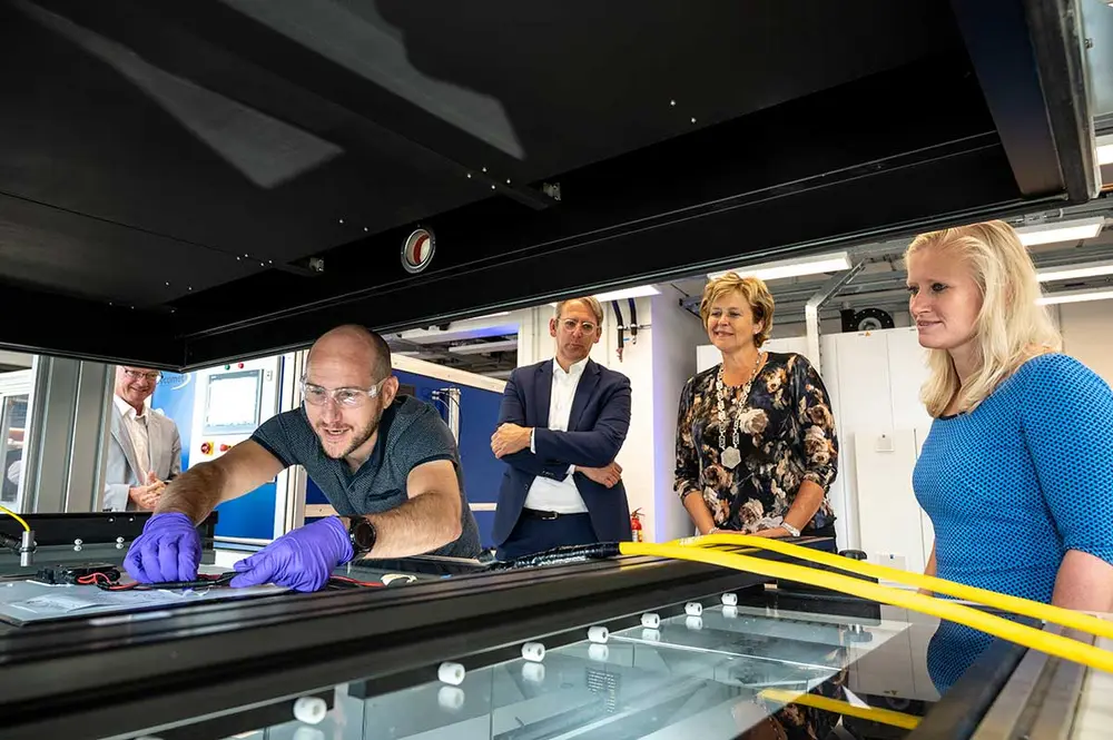 Opening solar lab in Petten door Ilse Zaal - foto TNO