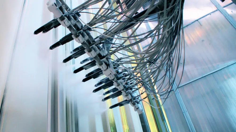 Aliplast verticale poedercoatlijn