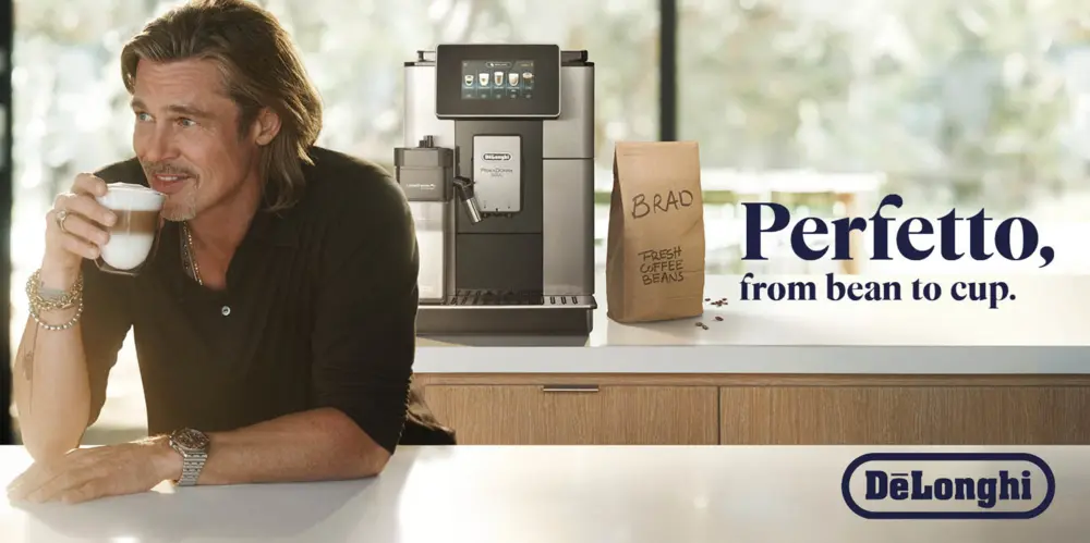Brad Pitt De\'Longhi PrimaDonna Soul