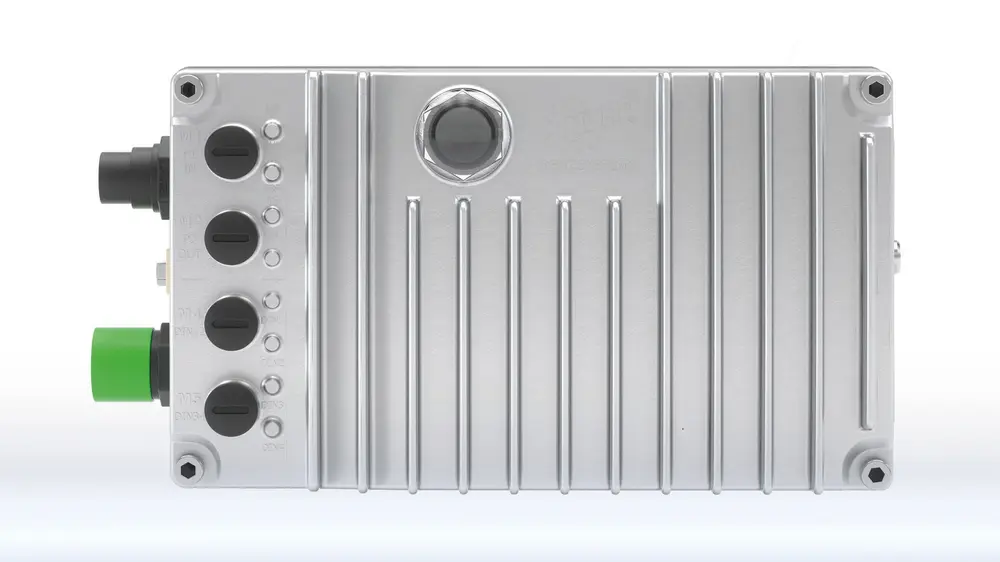 De nieuwe NORDAC ON van Nord Drivesystems is een compacte en smart frequentieomvormer voor decentraal gebruik