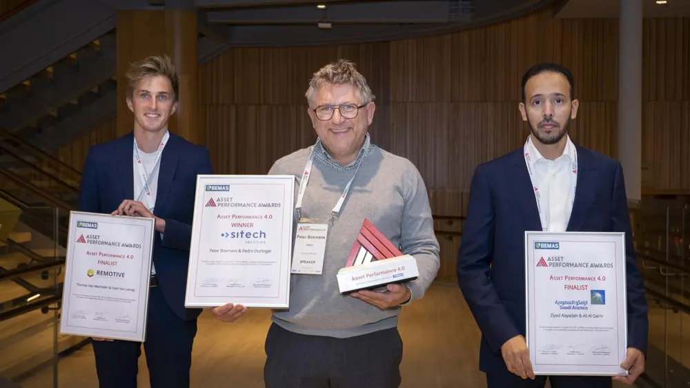 Remotive, Sitech Services & Saudi Aramco waren de finalisten voor de Asset Performance 4.0 Award