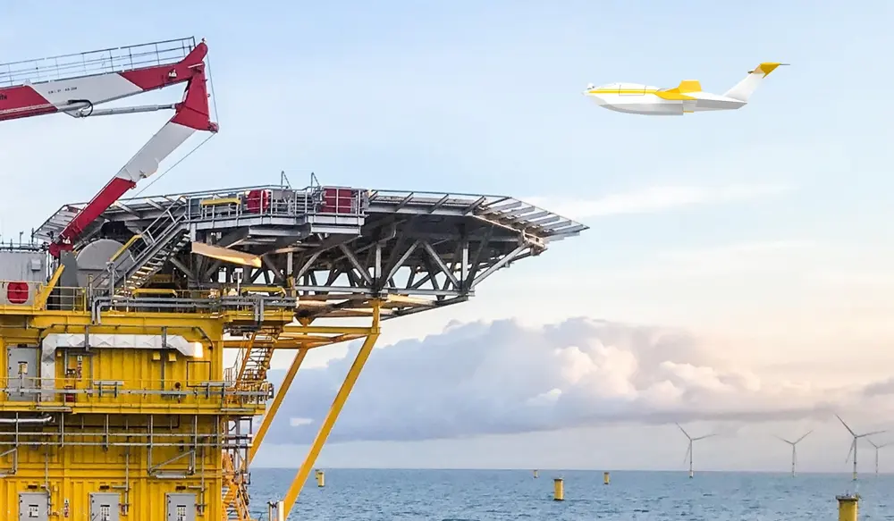 UAV’s kunnen snel en efficiënt naar bijvoorbeeld boorplatforms vliegen en daar inspecties uitvoeren of gereedschap brengen