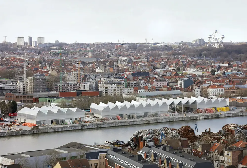 TETRA ARCHITECTEN – Bouwmaterialendorp, Bruxelles © Filip Dujardin