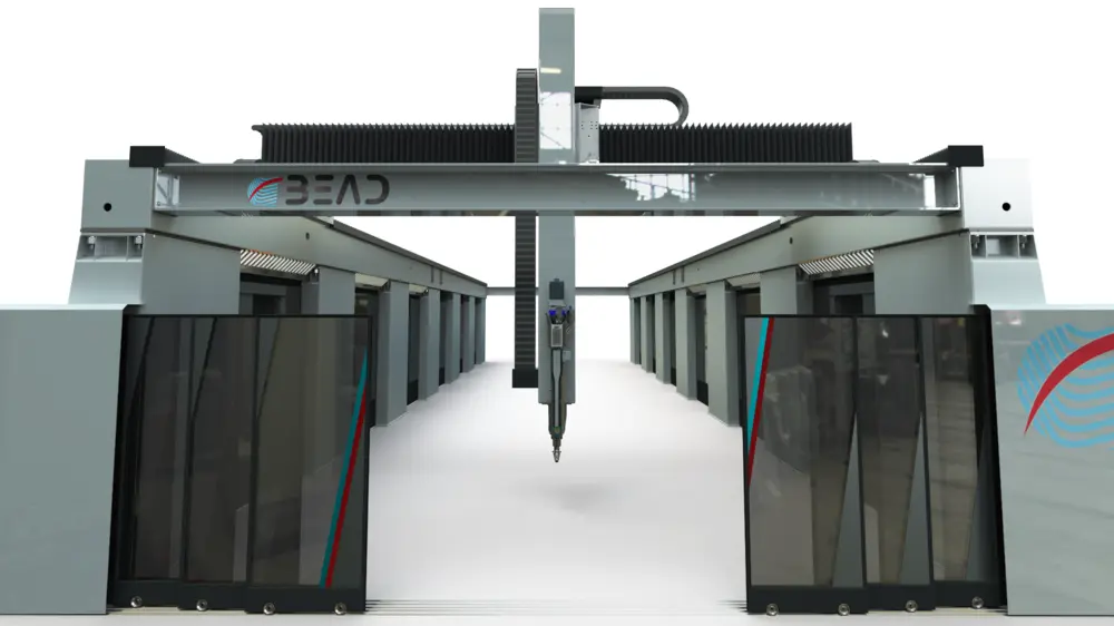 Het Nederlandse CEAD is een van de spelers als het gaat om 3D printen van mallen voor de composietverwerkende industrie. Samen met de Italiaanse partner Belotti ontwikkelt CEAD een hybride machine voor mallenproductie: 3D printen en frezen in één portaalmachine