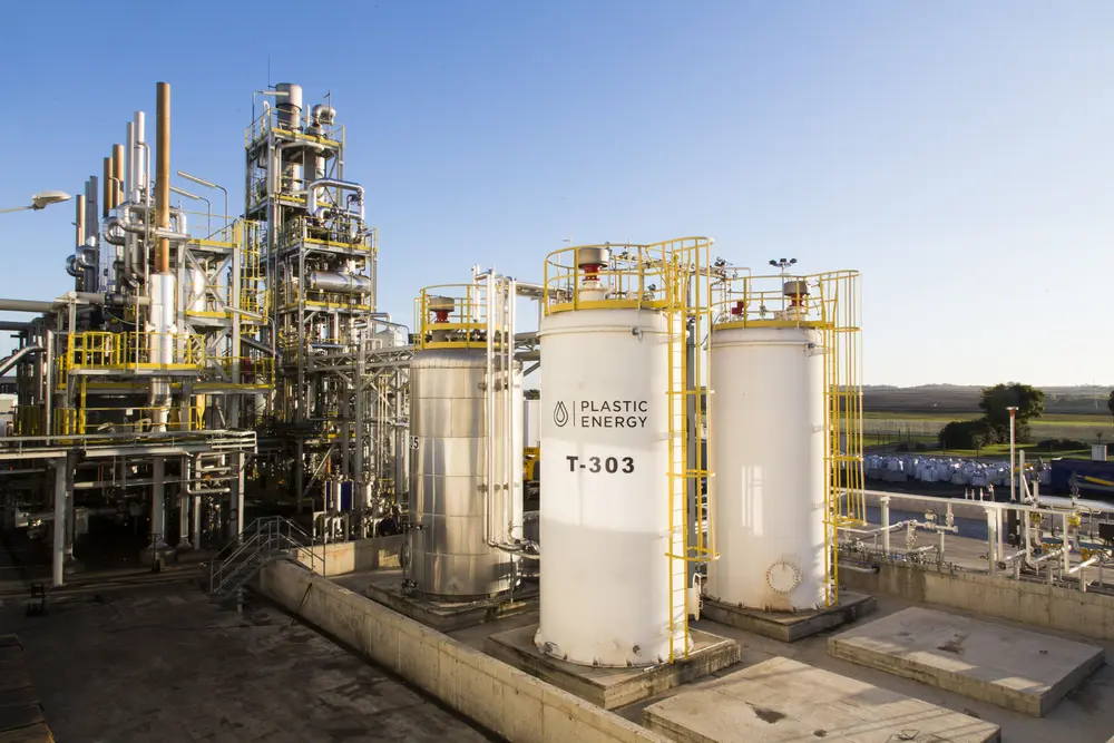 Pyrolysefabriek van Plastic Energy in Sevilla