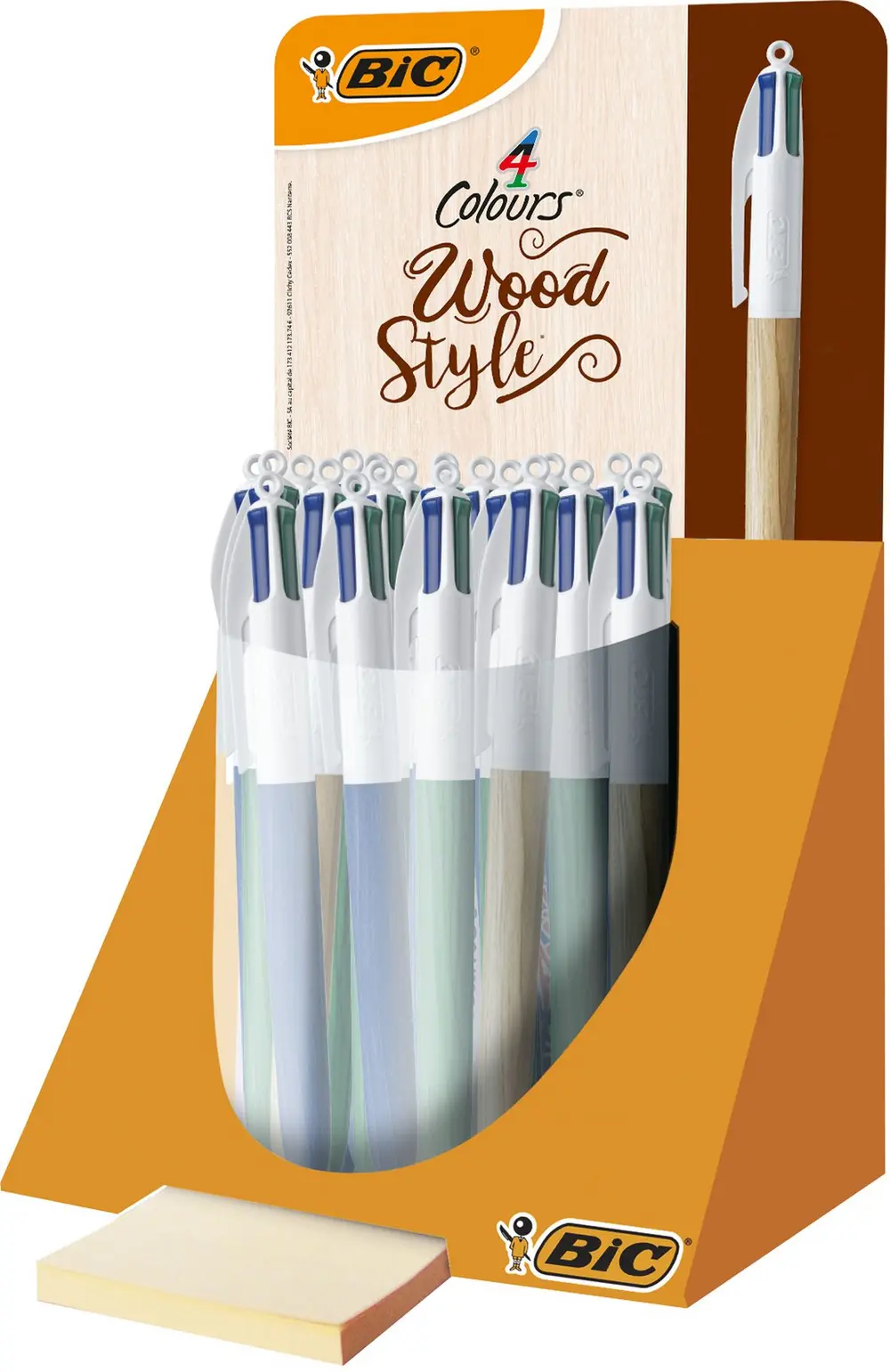 BIC 4C WOOD DISPLAY