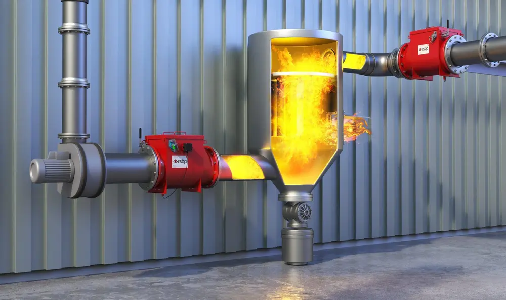 explosieveilige terugslagklep