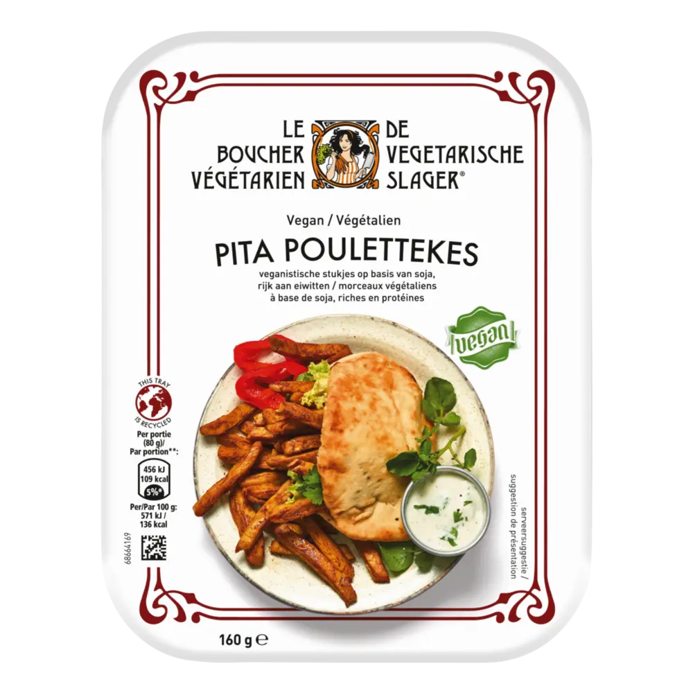 Pita Poulettekes vegetarische slager