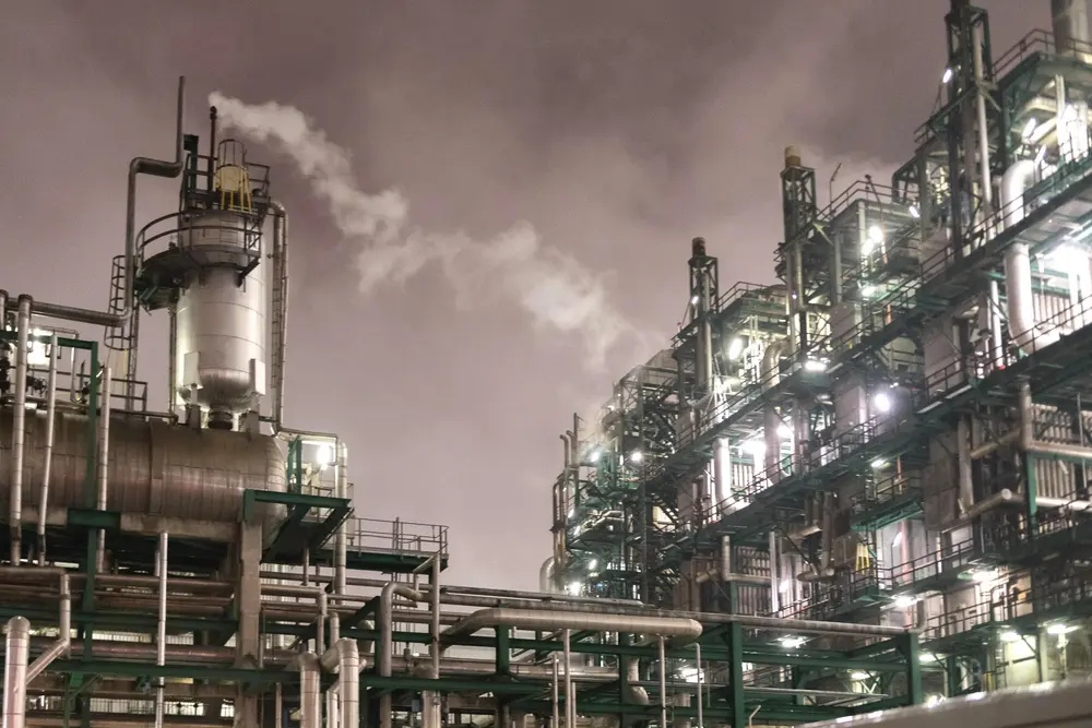 De kraakinstallatie van TotalEnergies