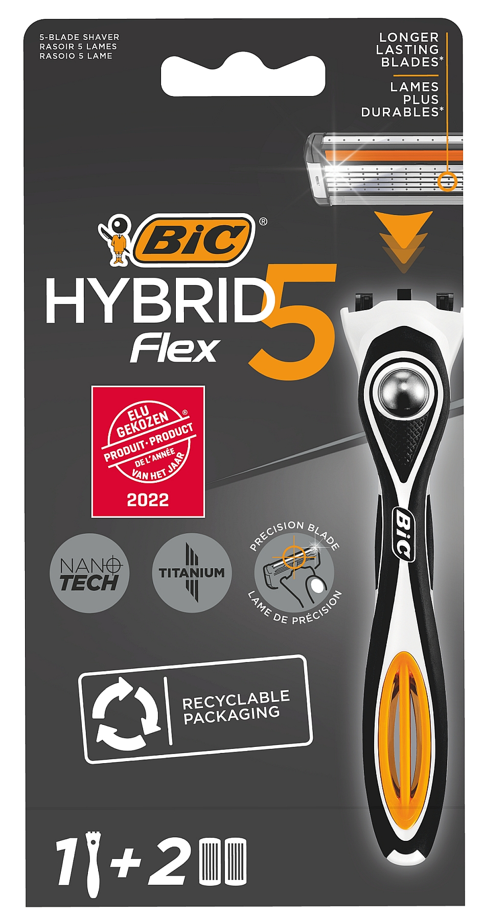 HYBRID 5 FLEX, HET HOOGWAARDIGE SCHEERAPPARAAT 