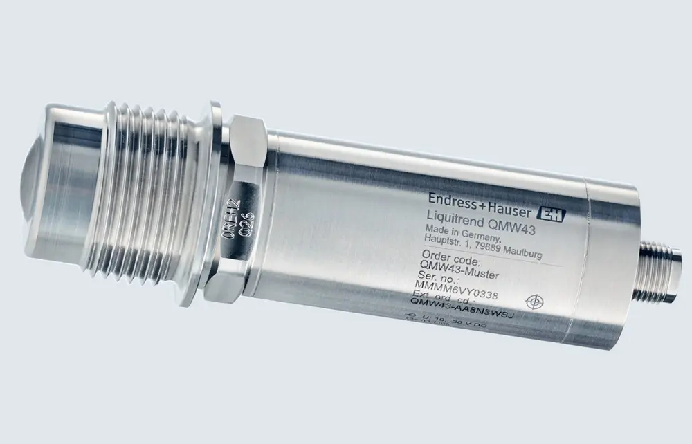 De Liquitrend QMW43 biedt naast geleidbaarheidsmeting en troebelheidsmeting ook de mogelijkheid om de aard van de afzetting te achterhalen 