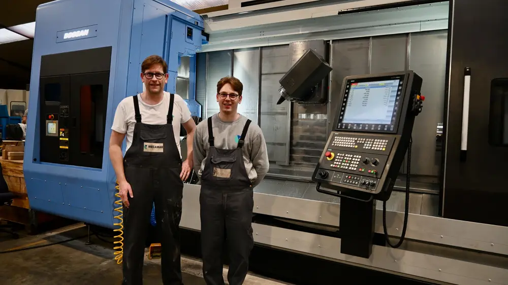 Met Christophe en Giles Dhont zijn de tweede en de generatie nu samen aan het werk bij familiebedrijf Mecamar