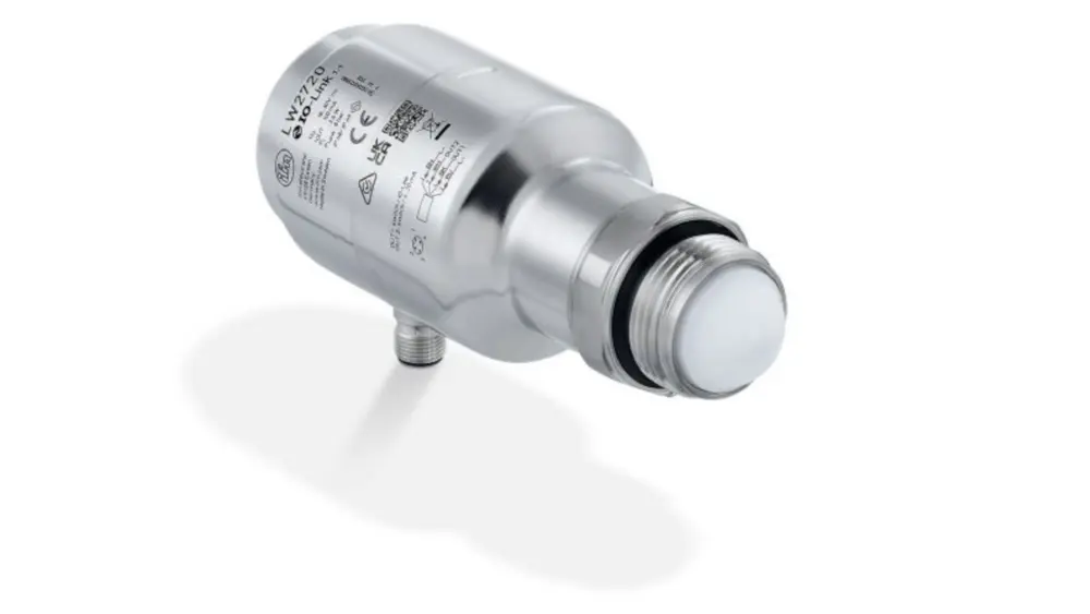 De hoge meetfrequentie (80 Ghz) van de contactloze radarsensor LW2720 maakt een relatief kleine antenne mogelijk, met een meetbereik van 10 meter (nauwkeurigheid ±2 mm)